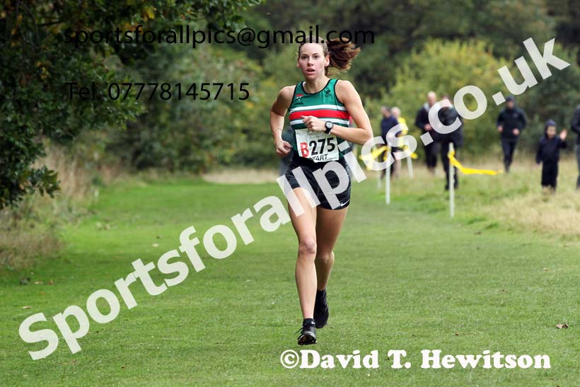 Senior womens Northern Cross Country Relays, Graves Park, Sheffield. Photo: David T. Hewitson/Sports for All Pics